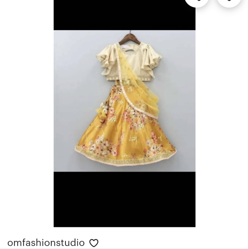 Toddler girl 3T choli and lehenga